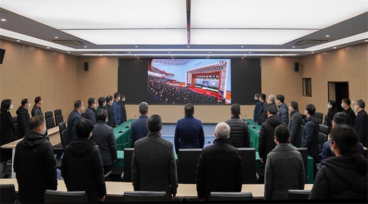 郊区集中收看江泽民同志追悼大会现场直播